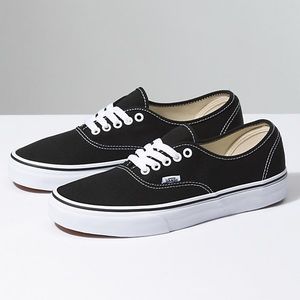 Black Authentic Vans